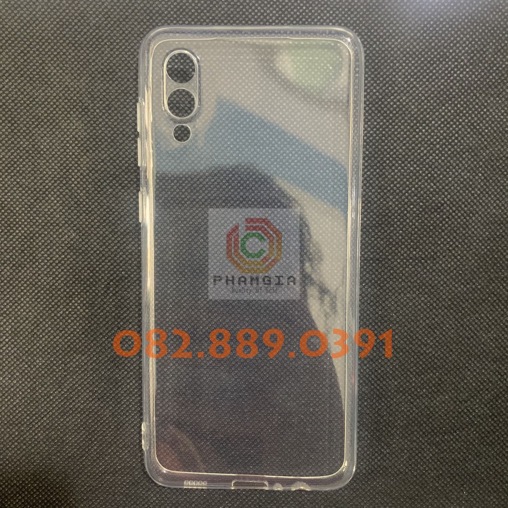 Ốp lưng Samsung Galaxy A02 dẻo trong có viền bảo vệ cam, siêu bền