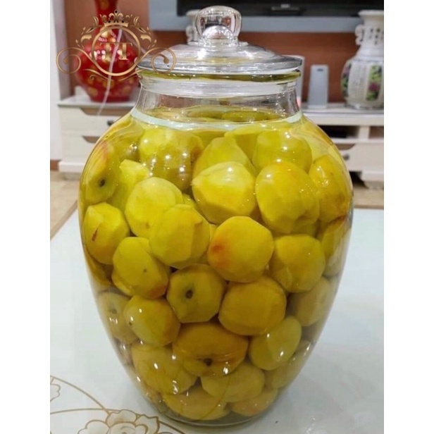Bình Ngâm Rượu Thủy Tinh 15 lít trơn có van &amp; không van