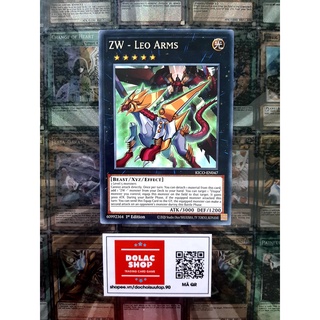 [ Đỗ Lạc Shop ] Thẻ Bài Mint90 Yugioh Monster ZW - Leo Arms - KICO-EN047 - Rare