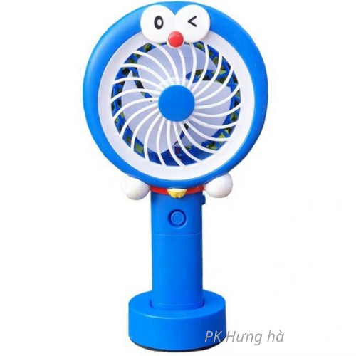 quạt sạc tích điện Doremon cầm tay Mini Fan không có đèn