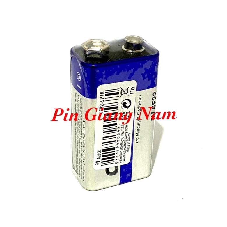 Pin 9V vuông Camelion 6F22 - SP1B hộp 12 viên