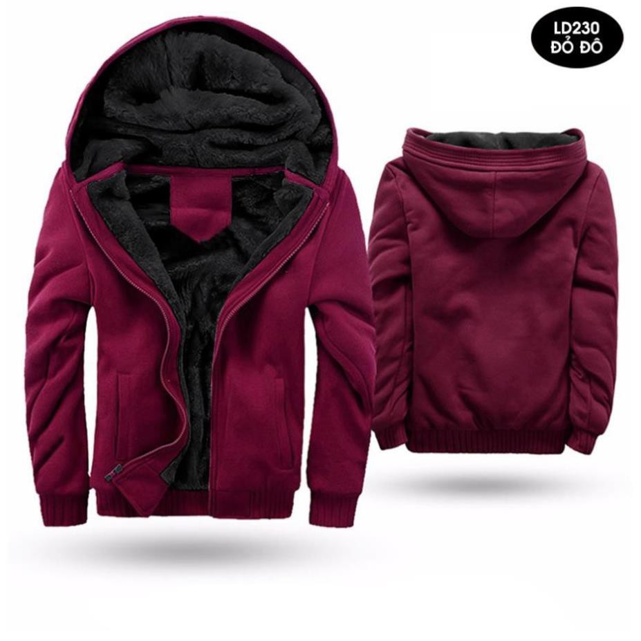 Áo khoác nỉ lót lông siêu ấm   TINI MAN SHOP-230-unisex nam nữ | BigBuy360 - bigbuy360.vn