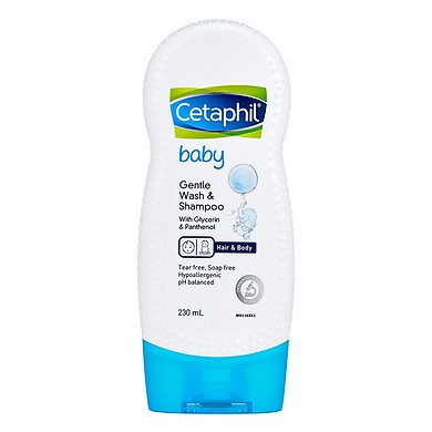 Sữa Tắm Gội Em Bé Cetaphil Baby Gentle Wash & Shampoo Chai 230ml