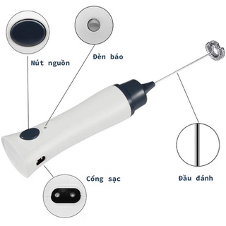 Máy Tạo Bọt Sữa, Bọt Cà Phê Sạc Điện ZB