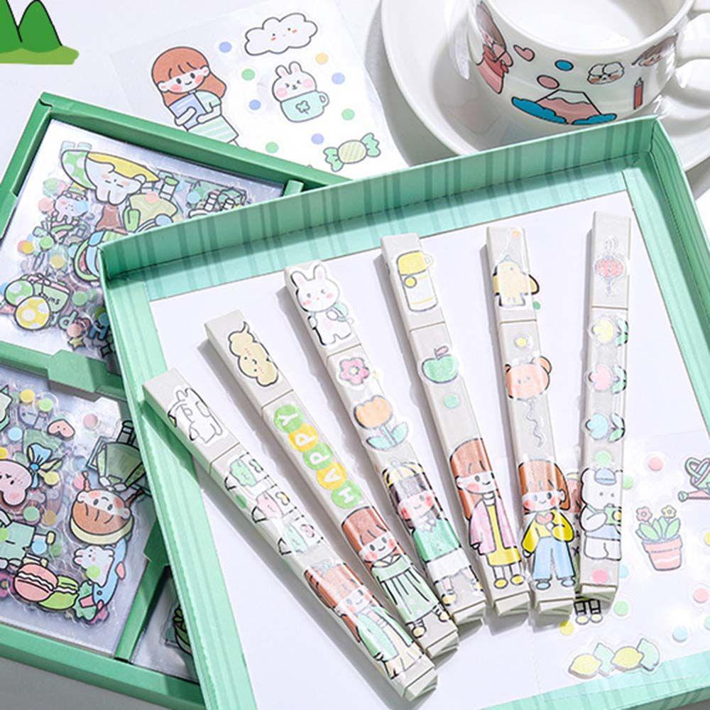 Sticker Dán Trang Trí Sổ Tay Nhật Ký Dành Cho Nữ DIY