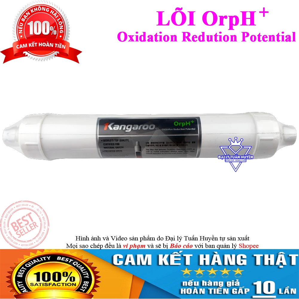 Lõi lọc nước 5678910 Hydrogen Kangaroo chính hãng (FIR+, OrpH+, HypH+, Mineral+, Nano Carbon+, 5 in 1+)
