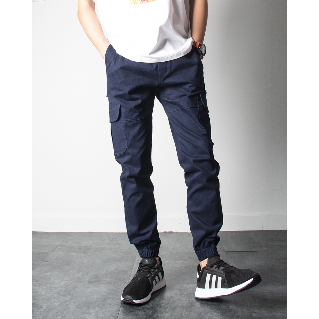 Quần jogger kaki túi hộp Nigo