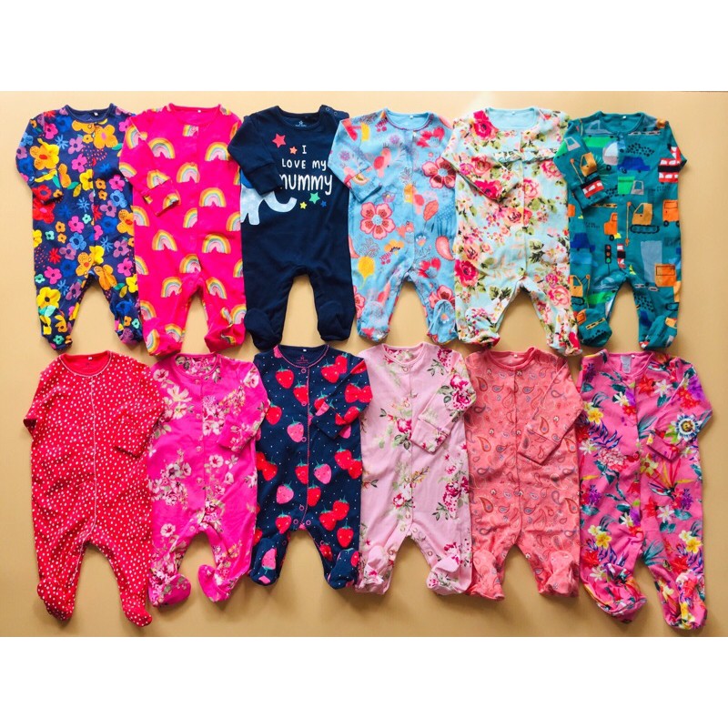 Body Trẻ Em Sleep Suit Hiệu Next Dài Liền Vớ 🥰