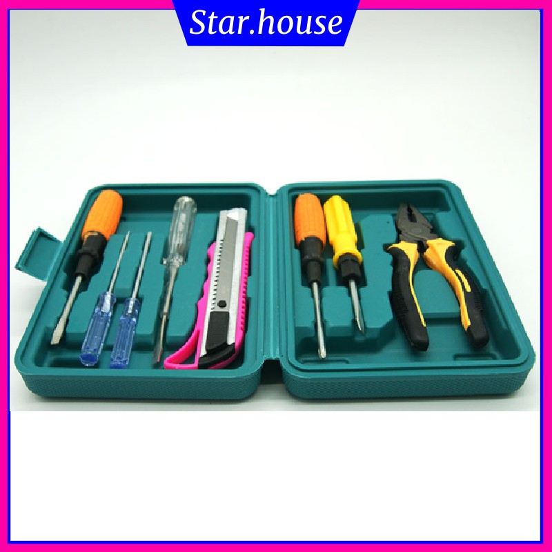 Bộ combo dụng cụ sửa chữa trong gia đình, Bộ 8 món đồ sửa chữa trong gia đình
