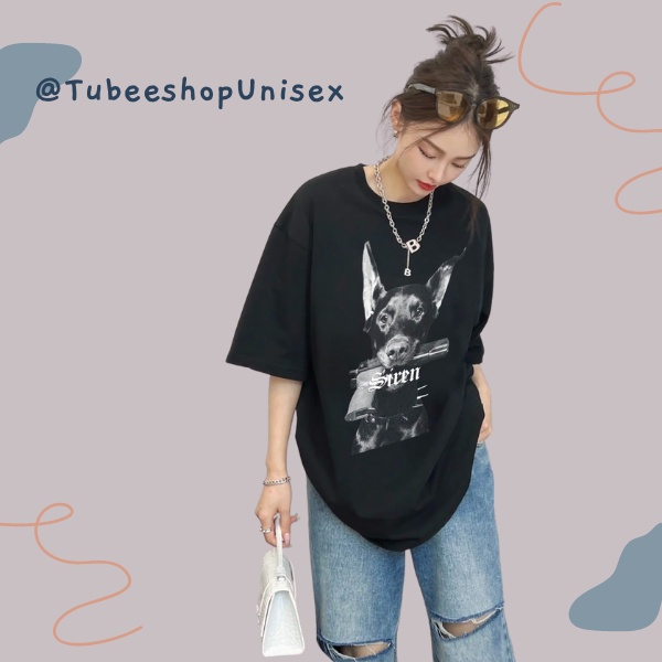 Áo thun Unisex nam nữ A Dog hình in cao cấp Tubee shop