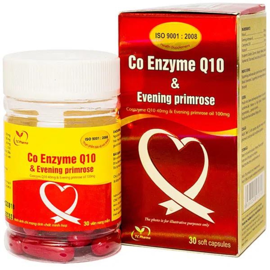 Co Enzyme Q10 – Hỗ trợ tốt cho chức năng tim mạch, làm giảm cholesterol xấu trong máu (hộp 30 viên)