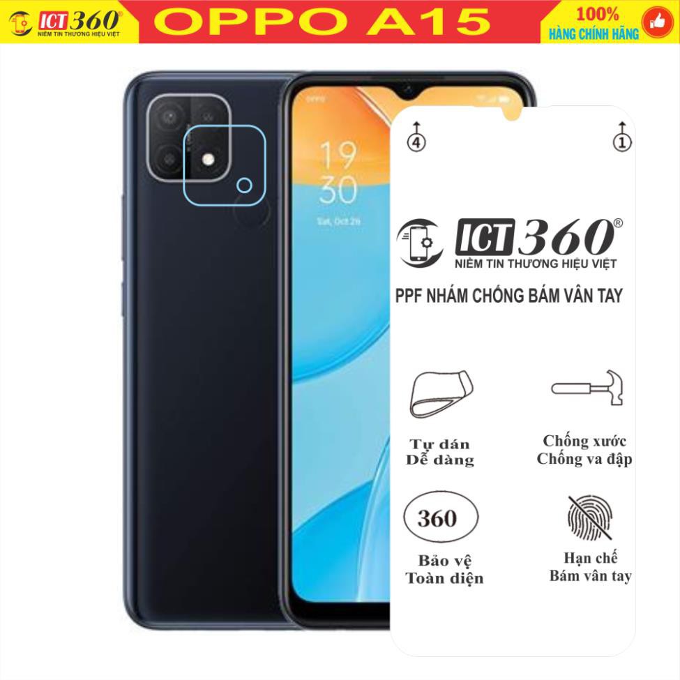 Kính Cường Lực Nano Dẻo, Dán PPF 4 Lớp OPPO A15 + Kính Bảo vệ camera OPPO  OPPO A15