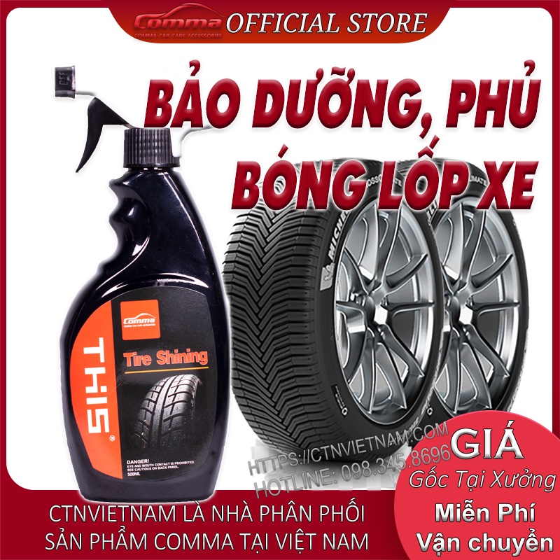 Dung Dịch Làm Bóng Lốp Xe, Làm Đen Lốp Xe Máy Ô Tô Như Mới [Tire Shining] Dưỡng Lốp Hoàn Hảo, Hiệu Quả Không Ngờ