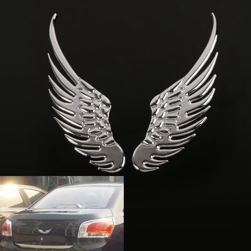☀SUPB☀ 3D Angel Hawk Wings Emblem Badge Decal Logo Sticker For Any Car
