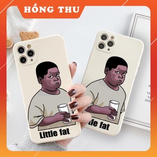 Ốp iphone ngộ nghĩnh little fat cạnh vuông 6/6plus/6s/6splus/7/7plus/8/8plus/x/xr/xs/11/12/pro/max