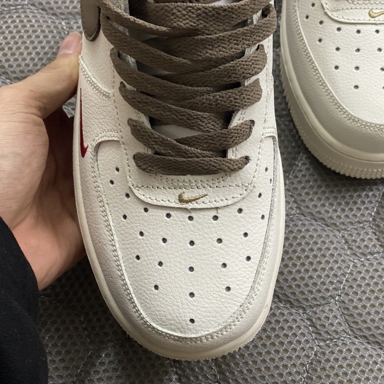 Giày Af1 vệt nâu, Air Force 1 nâu trắng. | BigBuy360 - bigbuy360.vn