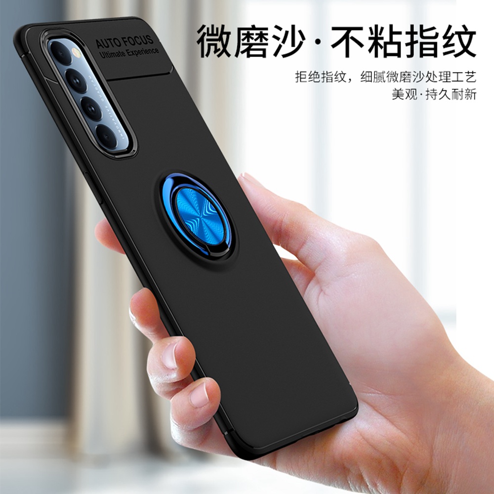 Ốp điện thoại có nhẫn đỡ nam châm cho Oppo Reno 4 Pro 4g Reno4 4g