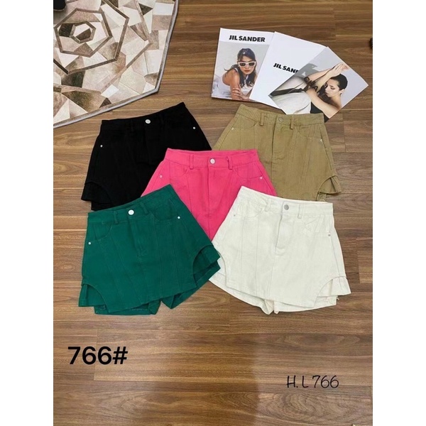 Quần Giả Váy Kaki Jeans Mềm Khoét Cách Điệu Hàng Quảng Châu Có Sẵn Đủ Size Lekemqc Mã 766