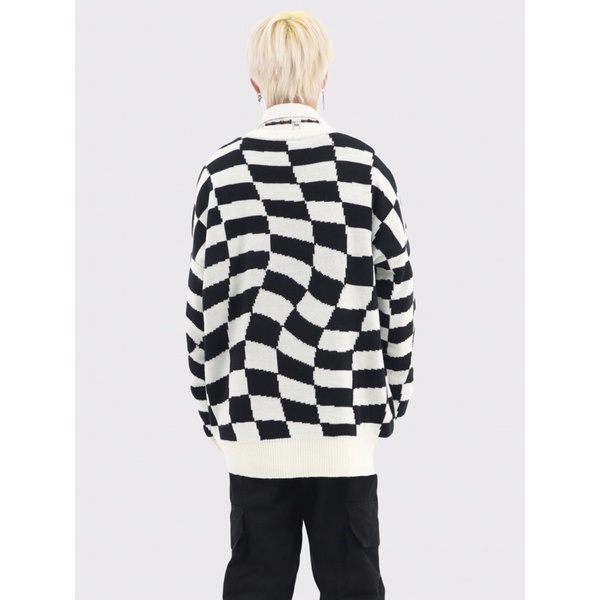 Checkered Sweater/ Áo len bàn cờ