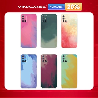 Ốp lưng Vina Case Samsung A10/A20/A31/A54/A93/....Silicone TPU dẻo viền vuông bảo vệ camera hình Water Colour