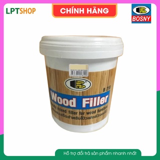 Bột trét vết nứt gỗ Bosny 0,5kg - Nhập khẩu Thái Lan