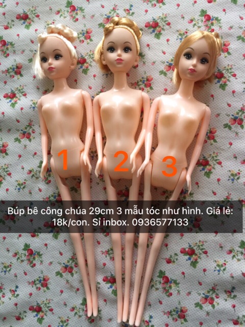 Búp bê công chúa 29cm bánh kem loại tốt