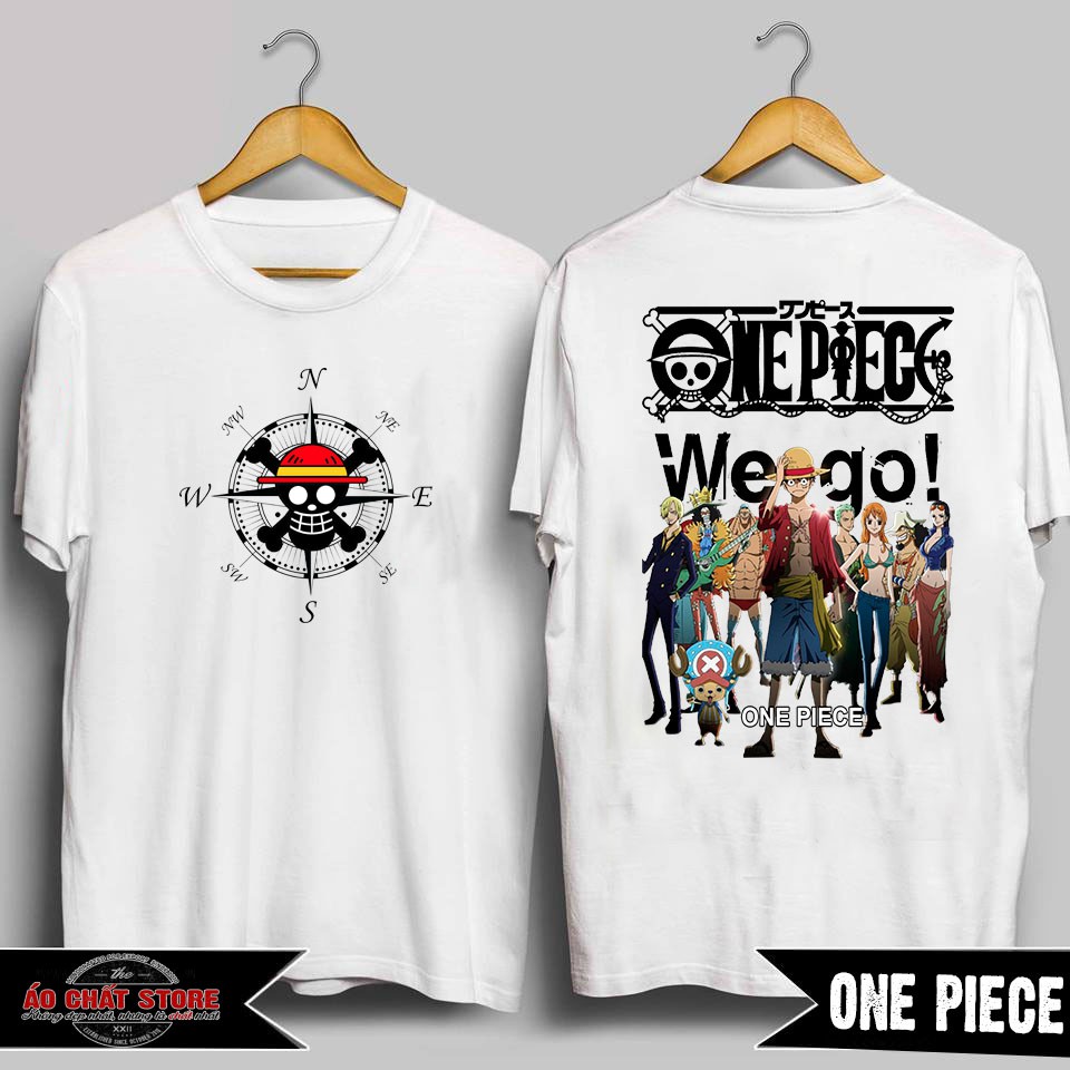 [Hàng Độc] Áo Thun Đảo Hải Tặc WE GO One Piece Cực Đẹp | Áo Luffy | Mũ Rơm Team | One Piece Tshirt (Ảnh thật)