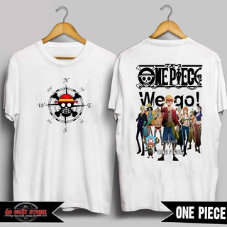 [Hàng Độc] Áo thun One Piece WEGO siêu đẹp | Áo Luffy hải tặc team mũ rơm cực chất | straw hat we go