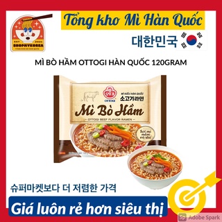 Mì ottogi bò hầm hàn quốc ngon gói 120g