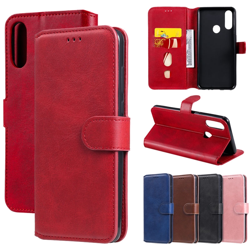 Bao da điện thoại nắp lật Oppo A31 A91 F15 F11 Pro Reno 2 F 2F A8 A5 A9 2020 A52 A72 A92 A92S Realme 5 6 Pro 6S