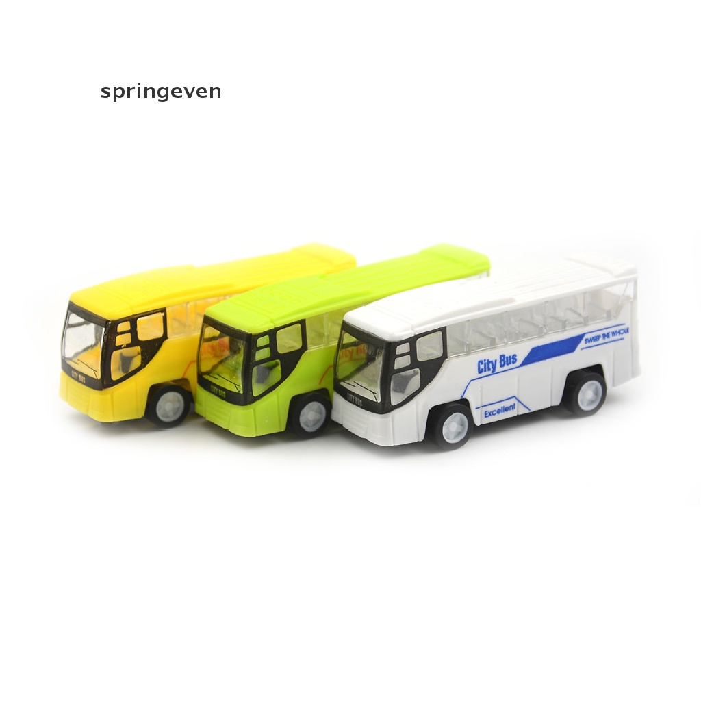 Mô hình đồ chơi xe buýt bằng nhựa cho trẻ em