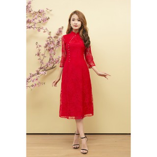 Áo dài cách tân cúc ngọc