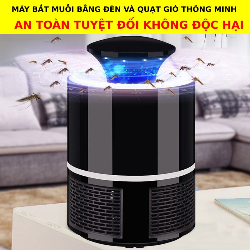 Đèn Bẫy Muỗi Máy Thu Hút Côn Trùng Bay, Máy Bắt Muỗi Cao Cấp Công Nghệ Đèn LED