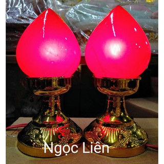 Đèn thờ Quả Đào cao 15cm