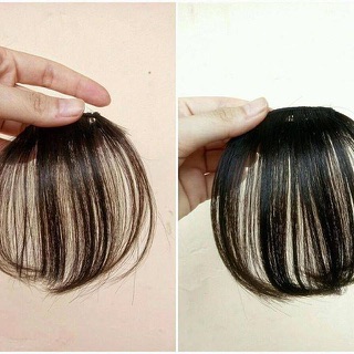 Tóc giả mái mưa kiểu Hàn Quốc làm từ tóc thật