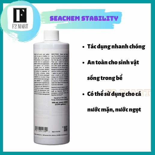 Vi Sinh Sống Seachem Stability 100ml-250ml