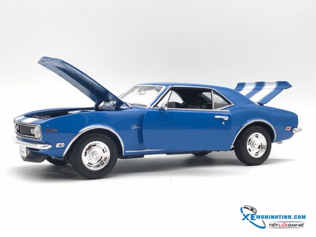 Xe Mô Hình Chevrolet Camaro Z28 1:18 Welly (Xanh Dương)