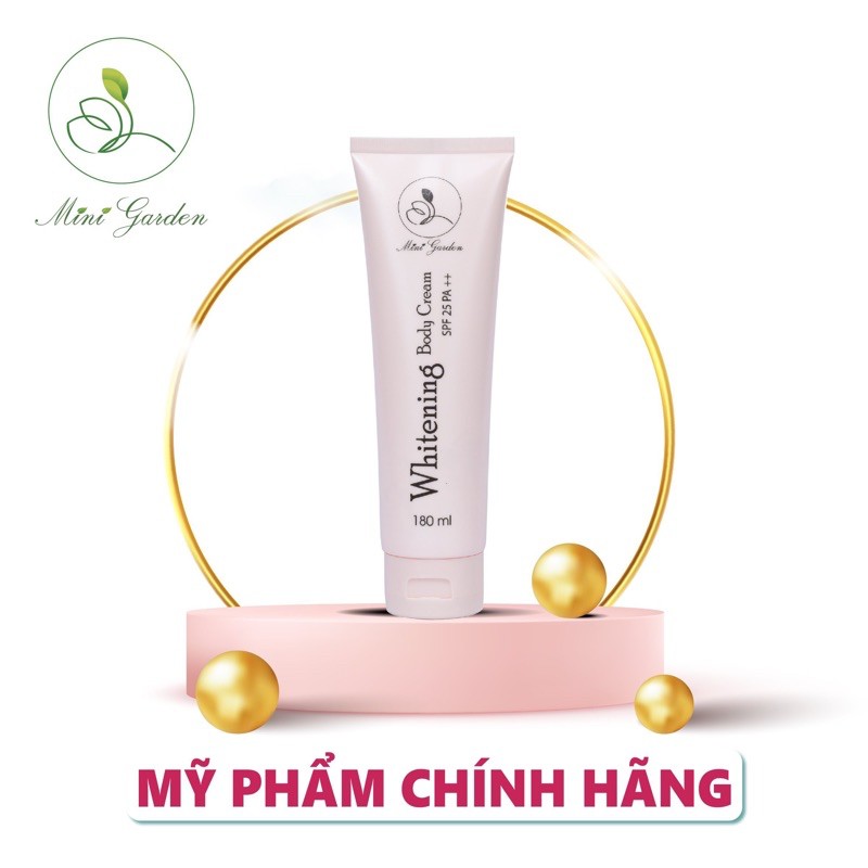 Kem Dưỡng Toàn Thân MiniGarden Whitening Body Cream SPF 25 PA ++ Chống Nắng , Dưỡng Và Làm Trắng Da Hiệu Quả