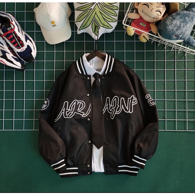 Áo Bomber nữ ARAFAN 23, vải dù hai lớp phối nút bấm, phong cách streetwear cá tính WEDO