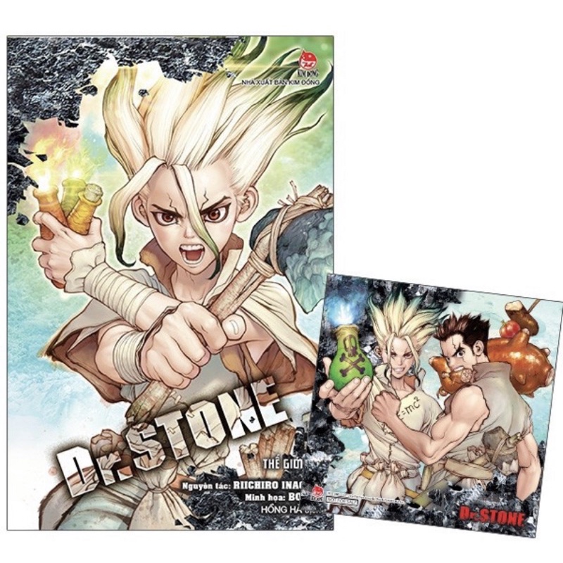 Dr.Stone 1  + postcard