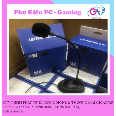 Microphone Salar M6- Mic thu âm cho máy tính