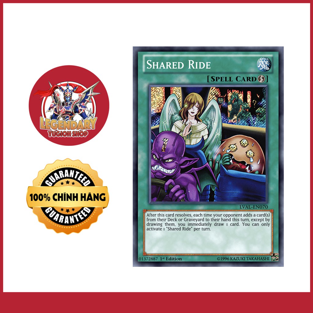 [Thẻ Bài Yugioh Chính Hãng] Shared Ride