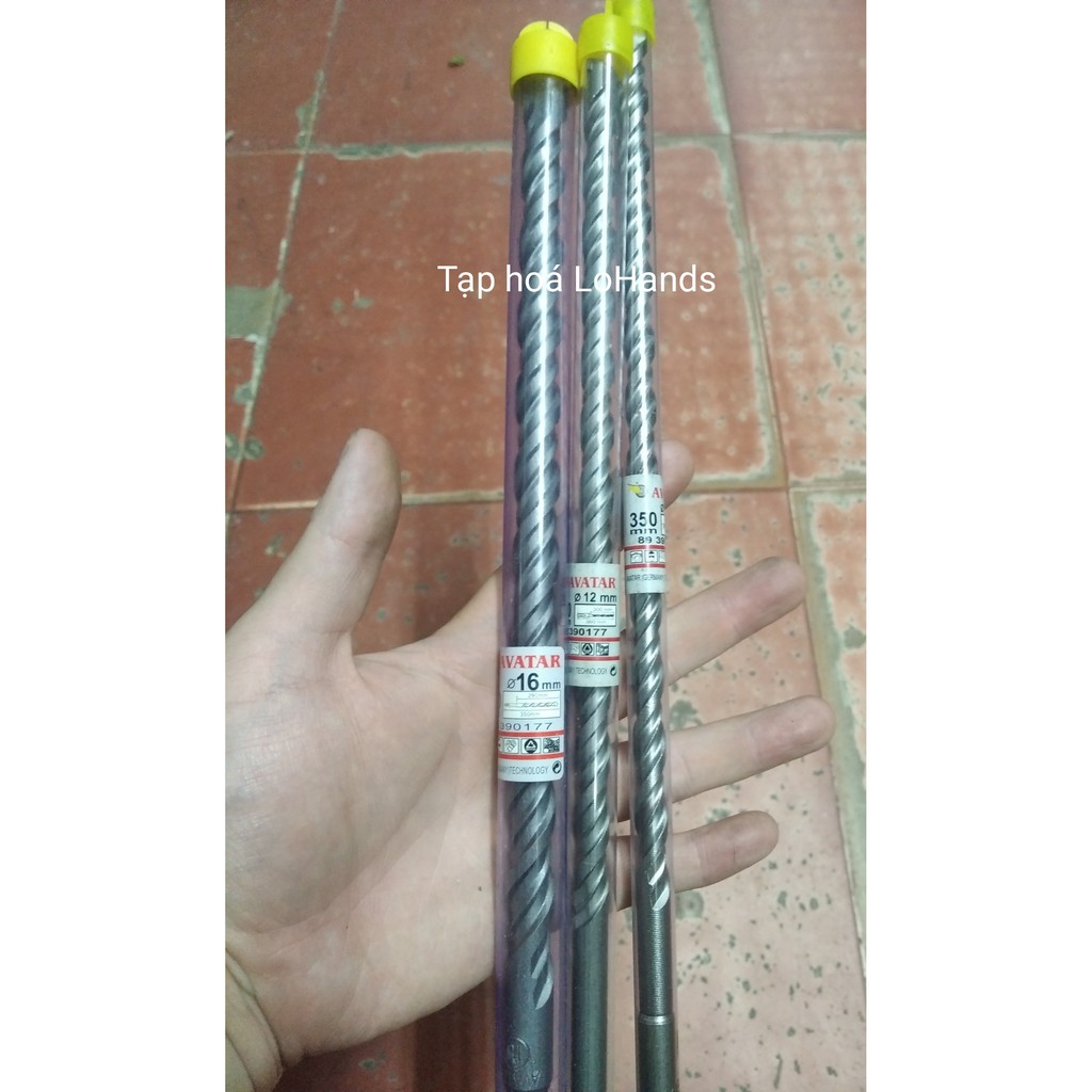 MŨI KHOAN BÊ TÔNG XUYÊN TƯỜNG DÀI 350MM