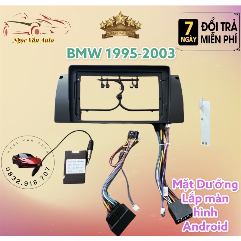 mặt dưỡng BMW 325i đời 1995 - 2003 có kèm canbus và 2 jack nguồn zin