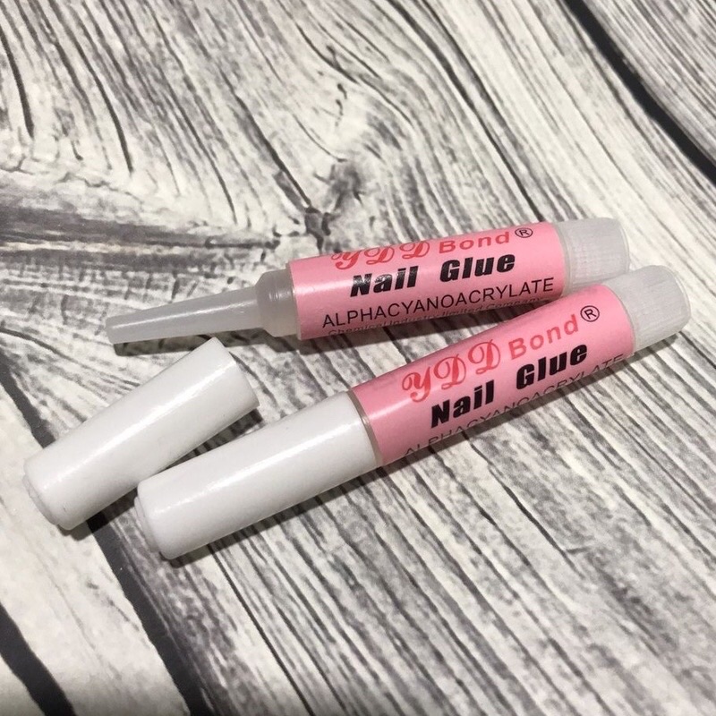 Keo ống Nailbox, keo Glue  dán móng giả mini,keo dán móng úp
