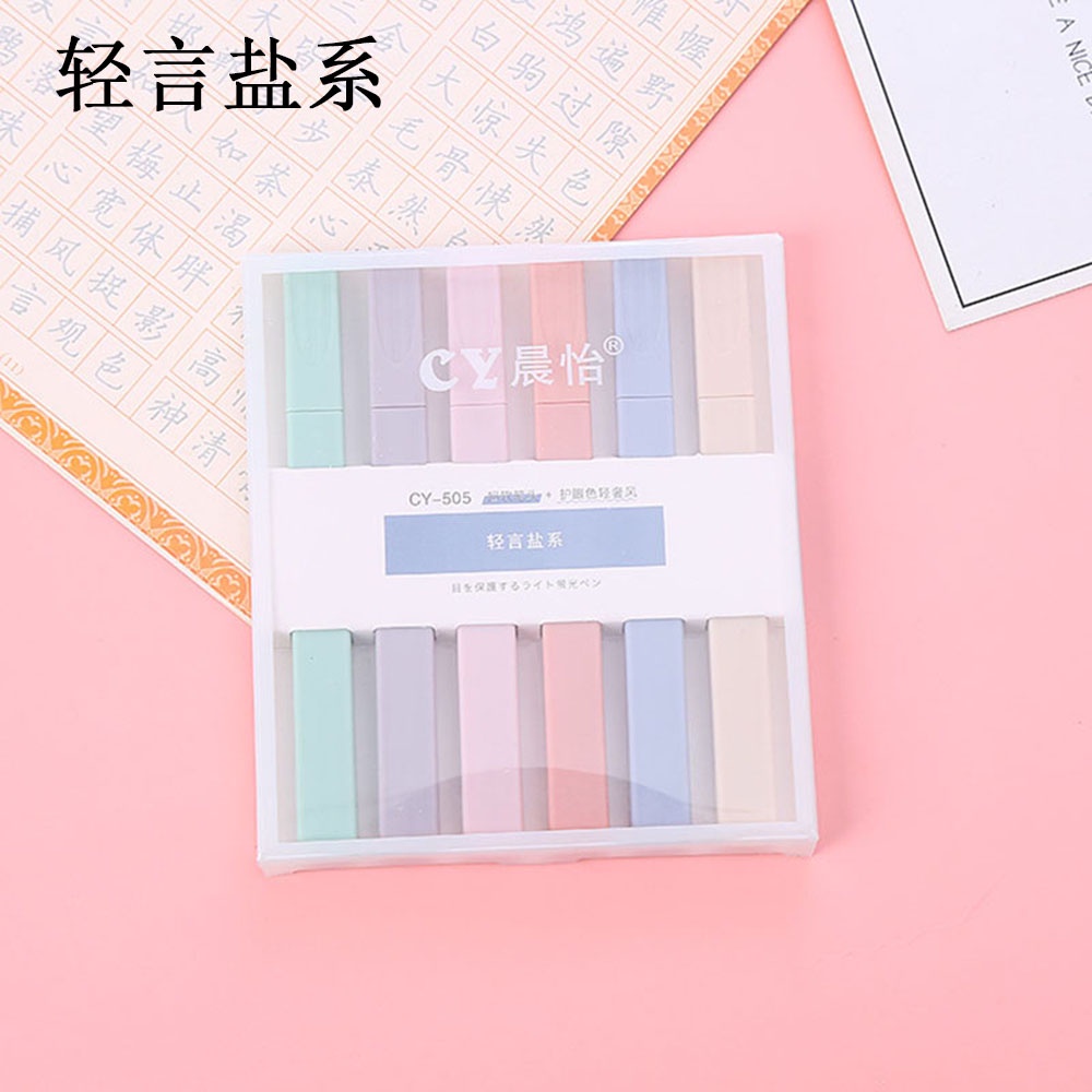 Bộ bút đánh dấu nhiều màu sắc đầu bút mềm