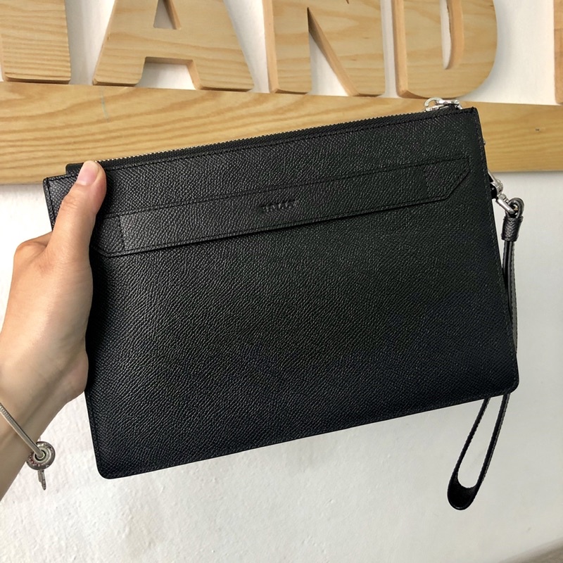 Túi kẹp nách nam cao cấp Bally da thật lịch lãm mới 100%