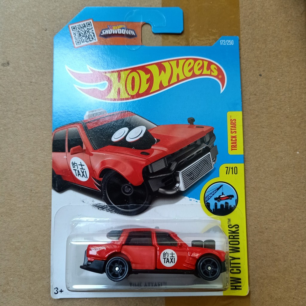 🔥🔥 NEW🔥🔥 MÔ HÌNH XE Hot wheels hotwheels Time Attaxi 7/10 - Hot City Works Hàng Chính Hãng (Nguyên Vỉ 2015)