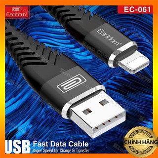 Cáp sạc dù earldom ec - 061 chính hãng bảo hành 1 năm