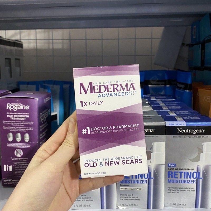Kem mờ sẹo hiệu quả Mederma Advanced Scar Gel